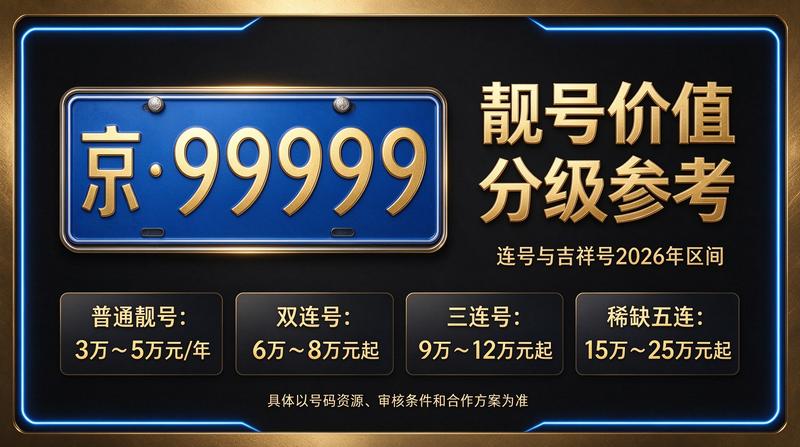 2026年闲置京牌出租服务现场展示